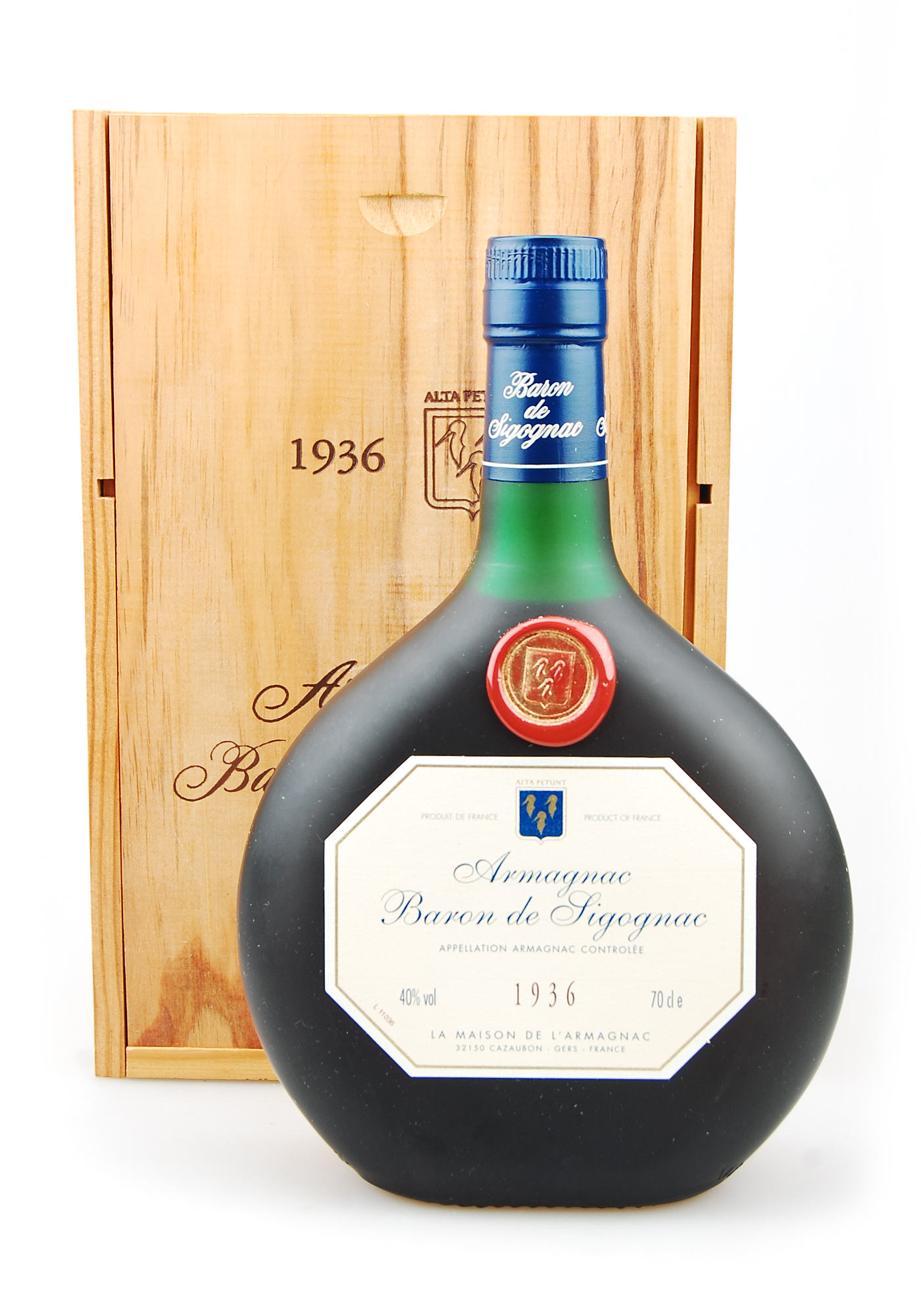 Armagnac 1936 Armagnac Baron de Sigognac