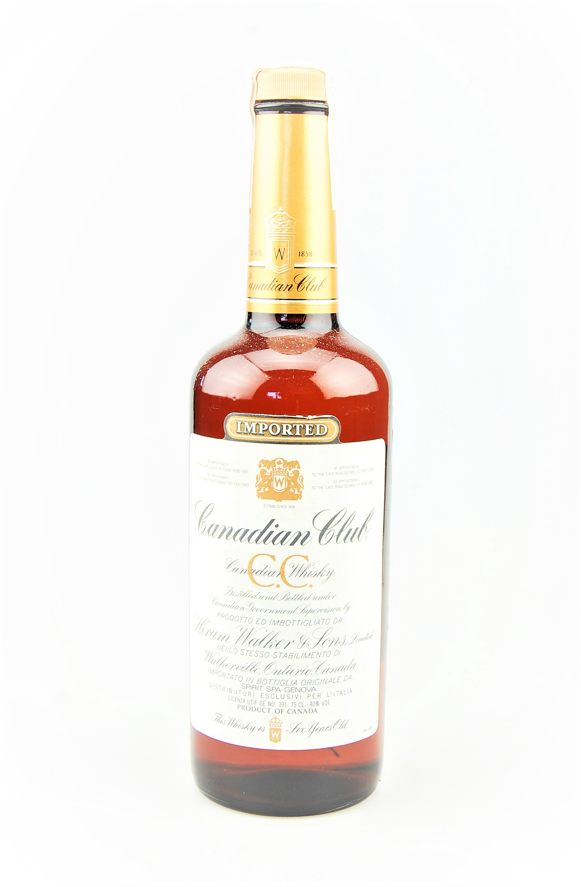 Whisky 1983 Canadian Club Whisky Hiram Walker