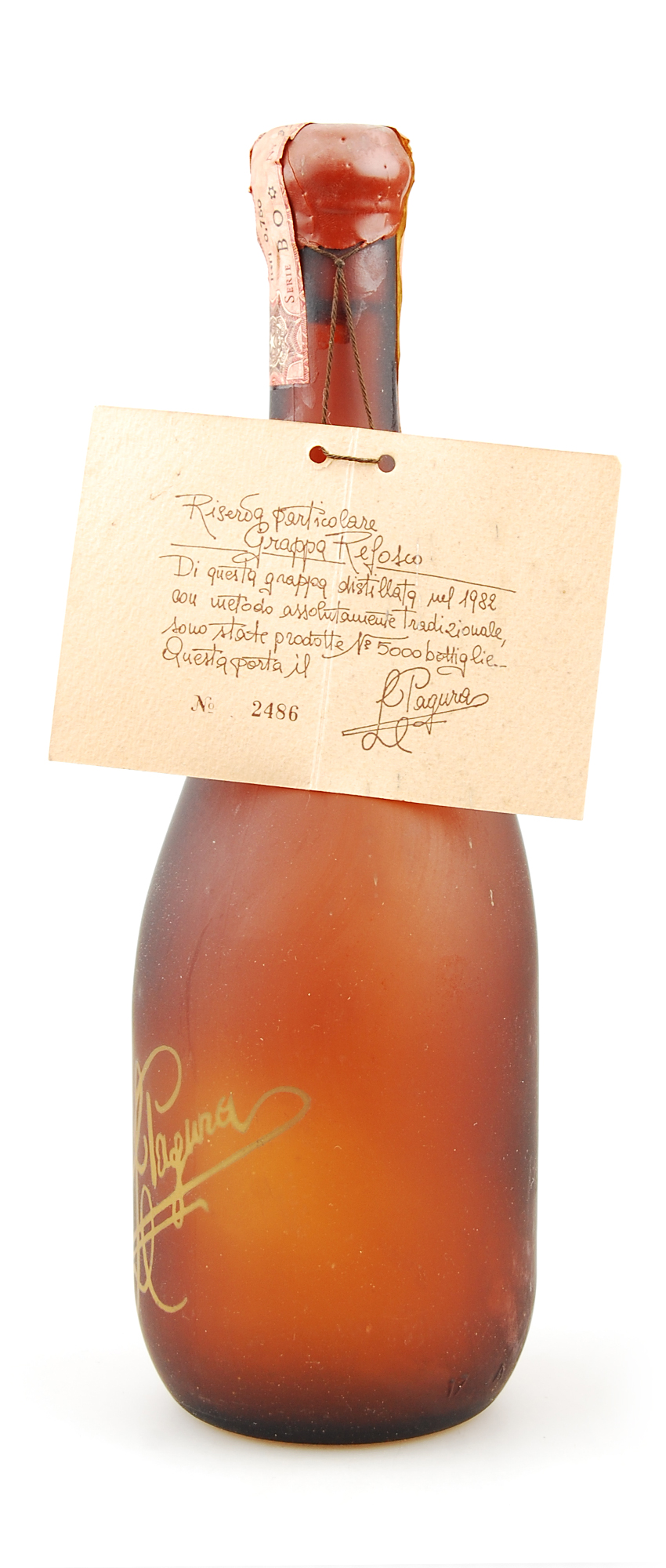 Grappa 1982 Refosco Riserva particulare Pagura