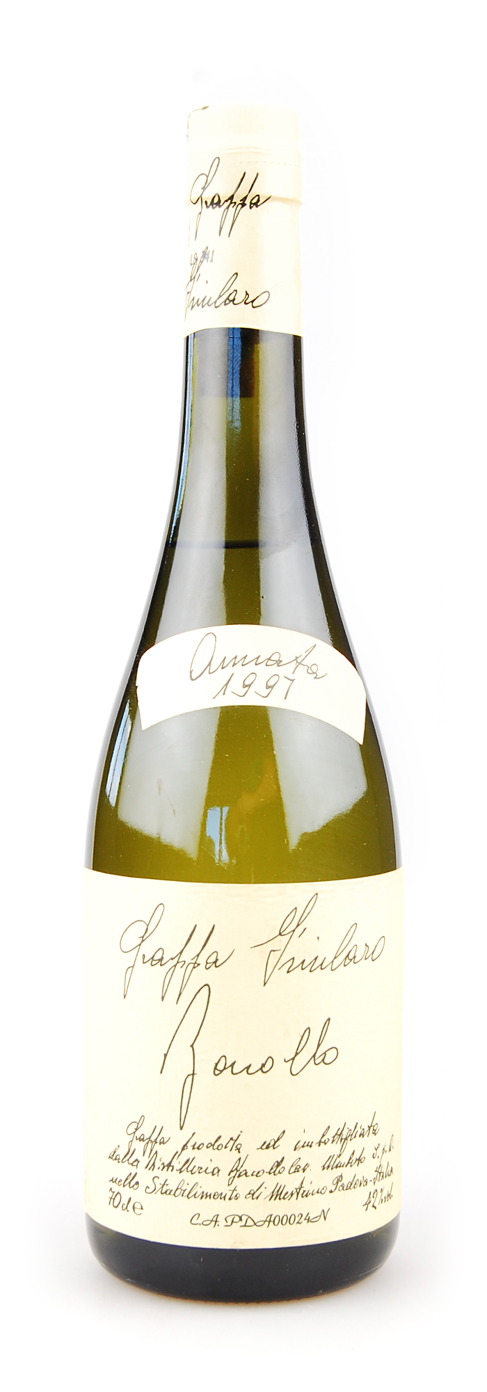 Grappa 1997 di Friulano Umberto Bonollo